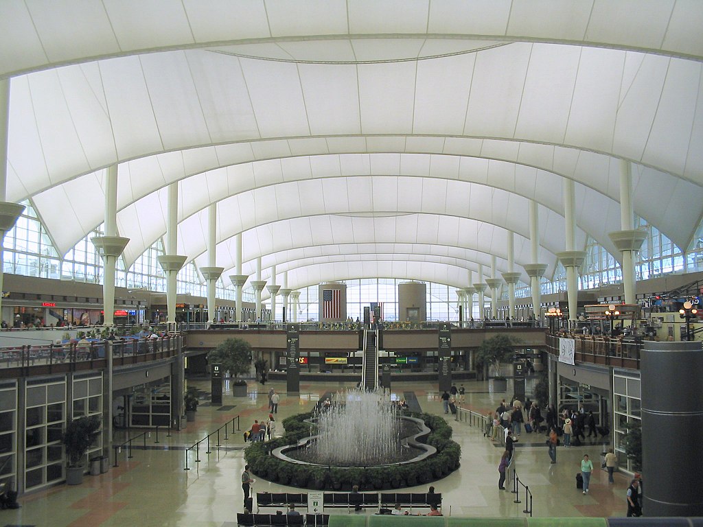 2. Denver International Airport, Denver - 135.71 sq km