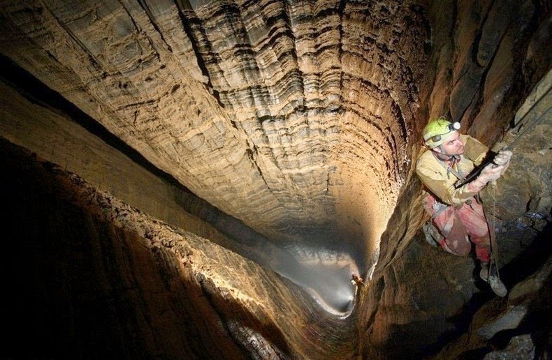 1. Krubera Cave, Abkhazia, Georgia