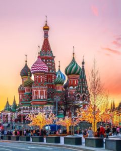 6. St. Basil's Cathedral - Moscow, Russia