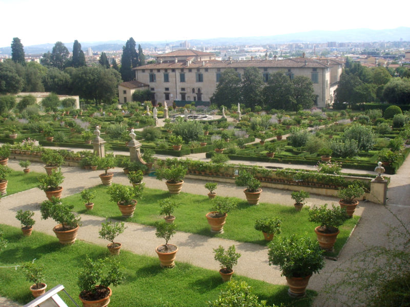 Gardens of the Medici Villa of Castello, Florence