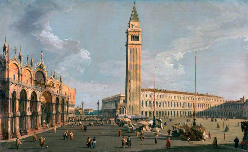 File:Canaletto - The Piazza di San Marco, Venice, c.1734–1735.jpg - Wikimedia Commons