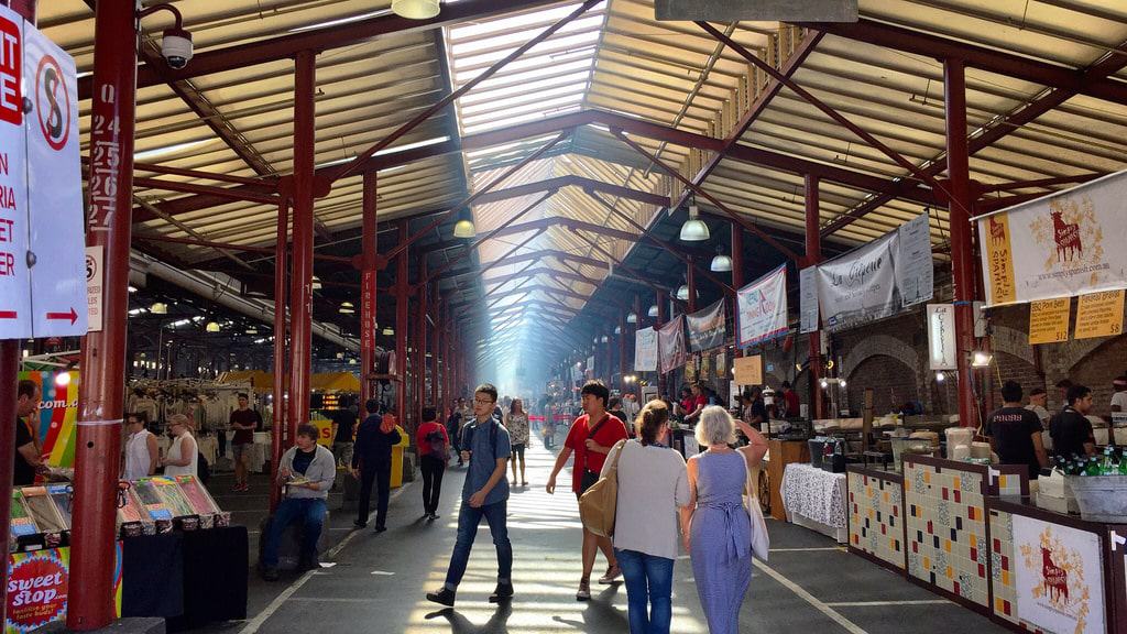 Enjoy the hustle and bustle of the Queen Victoria Markets
