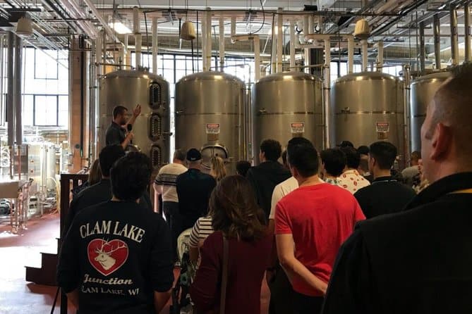Guided Brewery Tour with Drinks and either Lunch or Dinner