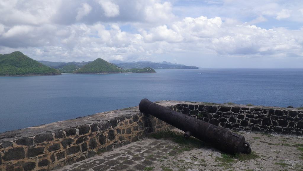 Keep company with cannons on Pigeon Island