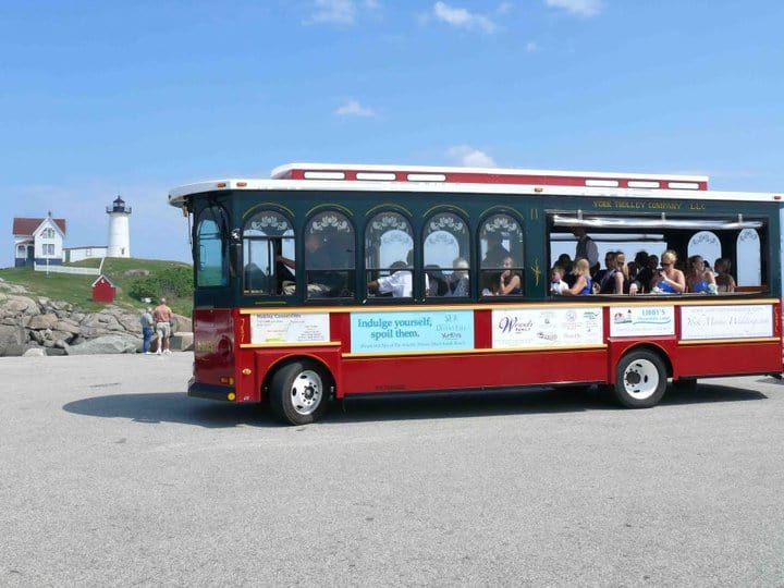 Ride a Retro Style Trolley Bus