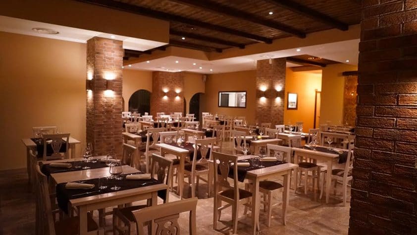 Sample an authentic Italian meal at the Darmas restaurant