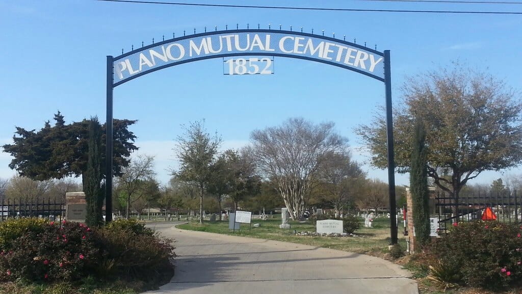 See the graves of some of Plano’s first settlers at the Mutual Cemetery
