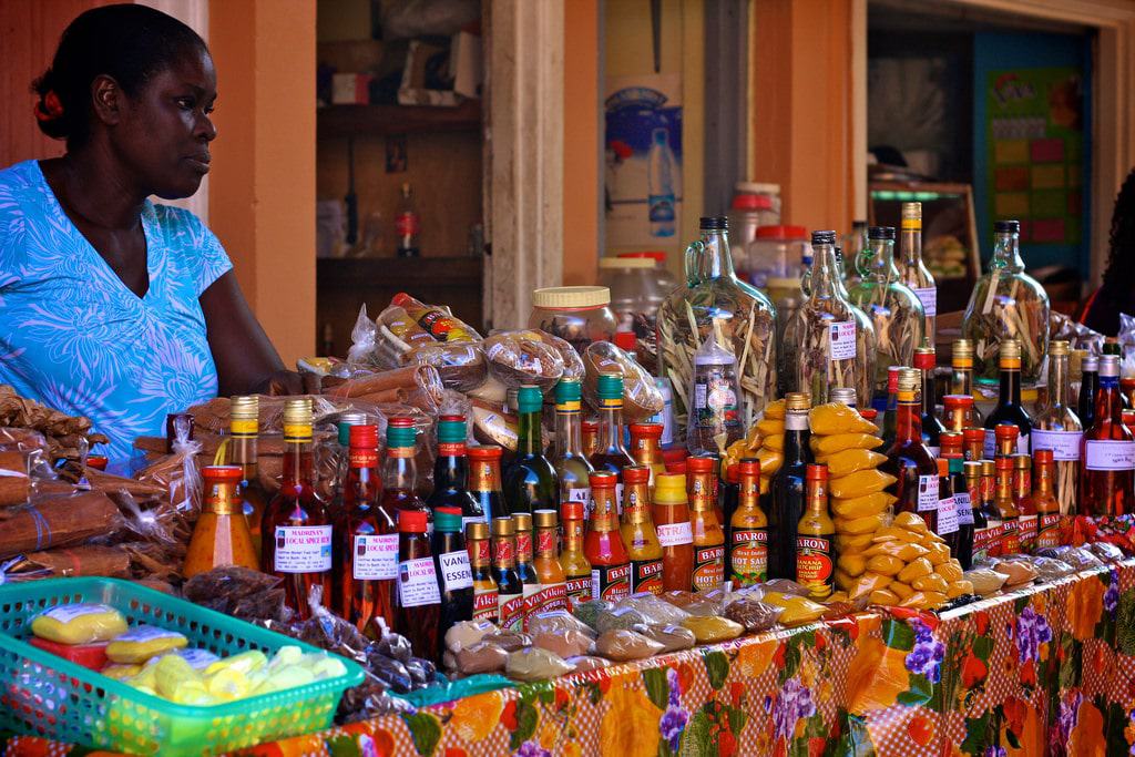 Shop your way through Castries Market