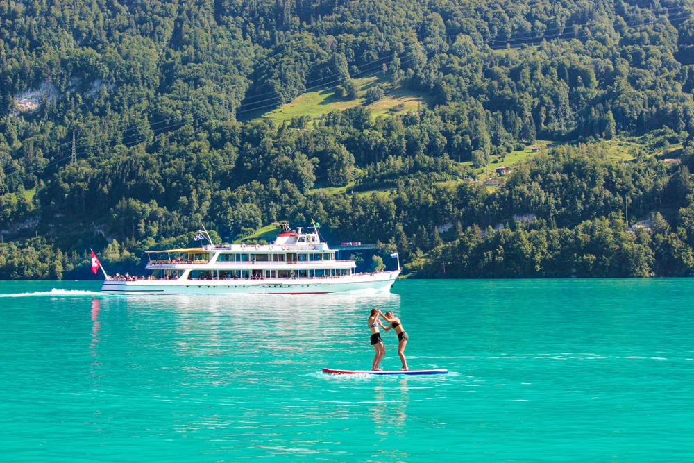 Stand-up Paddle Board Tour on Lake Brienz