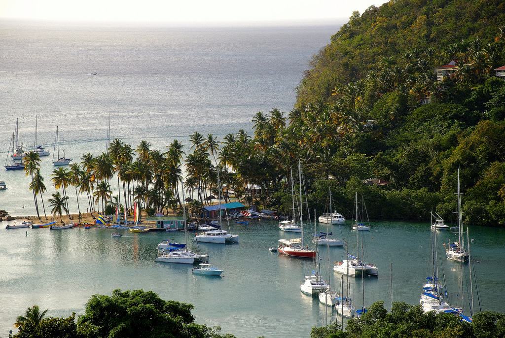 Take in the energy of Marigot Bay
