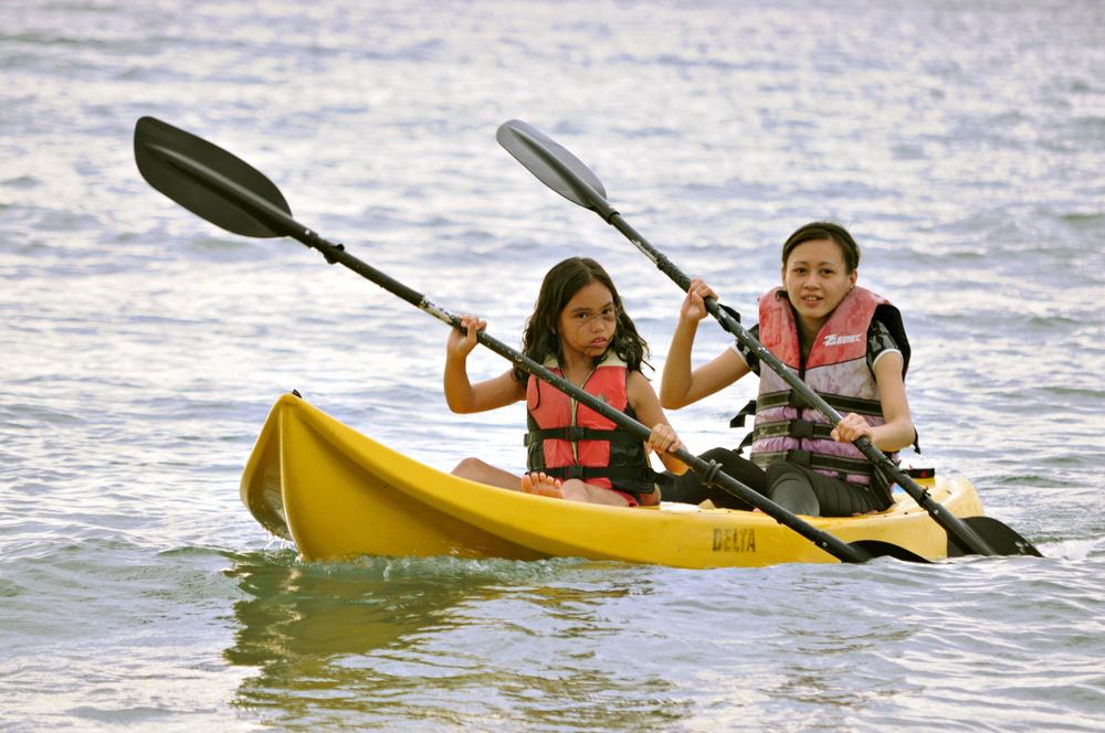 Try sea kayaking