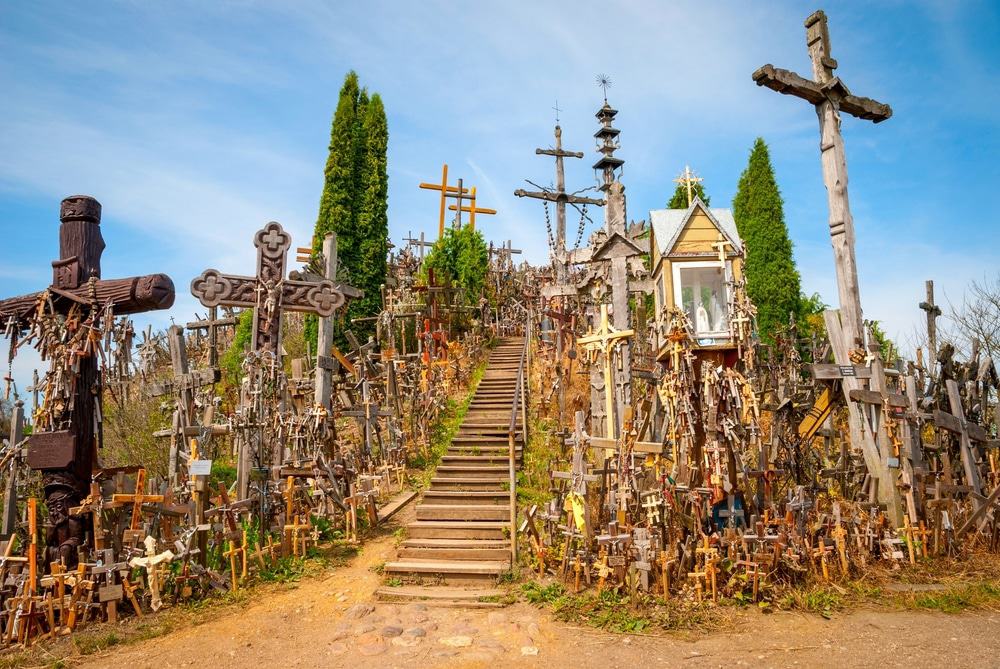 Wonder at the Siauliai Hill of Crosses